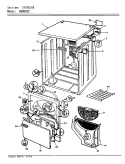 EXTERIOR (REV. A - D) Diagram and Parts List for DEM202WC  Norge Dryer