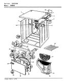 EXTERIOR (REV. A - D) Diagram and Parts List for DGM202W  Norge Dryer