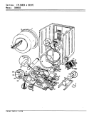 CYLINDER & DRIVE (REV.A - D) Diagram and Parts List for DGM202A  Norge Dryer