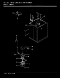 WATER CARRYING & PUMP ASSY. (REV. A - D) Diagram and Parts List for LWM204H  Amana Washer