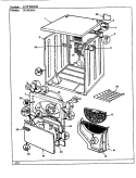 EXTERIOR (REV. A - D) (ALM) Diagram and Parts List for DGM205A  Norge Dryer