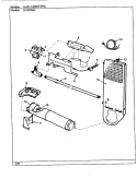 GAS CARRYING (REV. A - D) (ALM) Diagram and Parts List for DGM205A  Norge Dryer