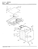 Part Location Diagram of 35-2738-24 Whirlpool Cabinet top (s.o. w/o