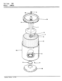 TUB Diagram and Parts List for LWM201H  Amana Washer
