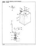 WATER CARRYING & PUMP ASSY. (REV. A) Diagram and Parts List for LWM201H  Amana Washer