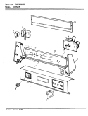 Part Location Diagram of 53-1283 Maytag CONTROL PANEL