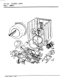 CYLINDER & DRIVE (REV.A - D) Diagram and Parts List for DGM204W  Norge Dryer