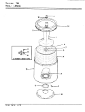 TUB (REV. A - D) Diagram and Parts List for LWM202AC  Amana Washer