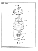 TUB (REV. K) Diagram and Parts List for LWM202AC  Amana Washer