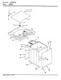 EXTERIOR (REV. E - G) Diagram and Parts List for LWM202  Amana Washer