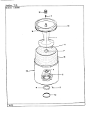 TUB (REV. H - M) Diagram and Parts List for LWM202  Amana Washer