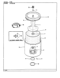 TUB Diagram and Parts List for LWM263KA  Amana Washer