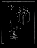 WATER CARRYING & PUMP ASSEMBLY Diagram and Parts List for LWM263KA  Amana Washer