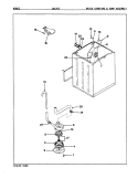 WATER CARRYING & PUMP (ORIG. REV. A) Diagram and Parts List for LWL202H  Amana Washer
