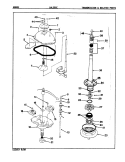 TRANSMISSION (ORIG. REV. A) Diagram and Parts List for LWL202HC  Amana Washer