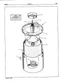 TUB (ORIG. REV. A) Diagram and Parts List for LWJ202A  Norge Washer