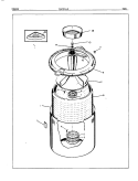 TUB (ORIG. REV. A) Diagram and Parts List for LWJ208H  Norge Washer