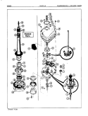 TRANSMISSION (ORIG. REV. A) Diagram and Parts List for LWJ256W  Norge Washer