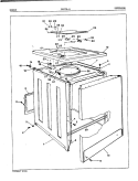 EXTERIOR (ORIG. REV. A) Diagram and Parts List for LWJ266W  Norge Washer