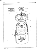 TUB (ORIG. REV. A) Diagram and Parts List for LWJ266W  Norge Washer