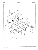 CONTROL PANEL (ORIG. REV. A) Diagram and Parts List for LWJ266W  Norge Washer