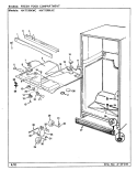 FRESH FOOD COMPARTMENT Diagram and Parts List for NNT199KAC CC69A Admiral Refrigerator