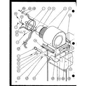 Diagram 9 Diagram and Parts List for GCI045B25B P9898201F Amana Furnace