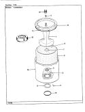 TUB (REV. F - K) Diagram and Parts List for TLWM208IIA  Norge Washer