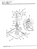 BASE & DRIVE (REV. E) Diagram and Parts List for TLWM208IIA  Norge Washer