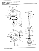 TRANSMISSION & RELATED PARTS (REV. E) Diagram and Parts List for TLWM208IIA  Norge Washer