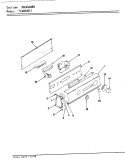 CONTROL PANEL (REV. E) Diagram and Parts List for TLWM208IIA  Norge Washer
