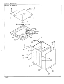 EXTERIOR (REV. F - K) Diagram and Parts List for TLWM202IIW  Norge Washer