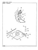 BASE & DRIVE (REV. F - K) Diagram and Parts List for TLWM202IIA  Norge Washer