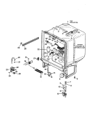 TUB Diagram and Parts List for NDU7CA-01  Norge Dishwasher