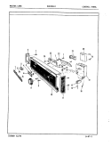 CONTROL PANEL Diagram and Parts List for DU24D2A1  Maytag Dishwasher