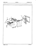 DETERGENT CUP Diagram and Parts List for DU24D2A1  Maytag Dishwasher