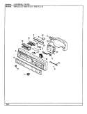 CONTROL PANEL Diagram and Parts List for NDU2CA-35  Norge Dishwasher
