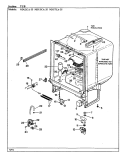 TUB Diagram and Parts List for NDU2CA-35  Norge Dishwasher