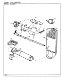 GAS CARRYING (ORIG. REV. A - D) Diagram and Parts List for DGL203AC  Norge Dryer