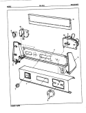 CONTROL PANEL (ORIG. REV. A - B) Diagram and Parts List for DEL204A  Norge Dryer