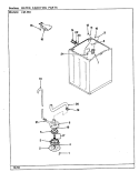 WATER CARRYING (REV. G - L) Diagram and Parts List for LWL263W  Amana Washer