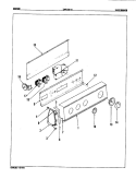 CONTROL PANEL (ORIG. REV. A) Diagram and Parts List for LWK206W  Norge Washer