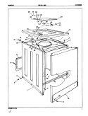 EXTERIOR (ORIG. REV. A) Diagram and Parts List for LWK202NC  Norge Washer