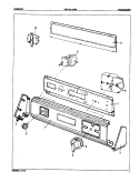 CONTROL PANEL (ORIG. REV. A) Diagram and Parts List for LWK202AC  Norge Washer