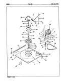 BASE & DRIVE Diagram and Parts List for TLWL204W  Norge Washer