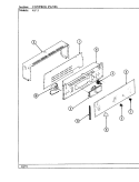 Part Location Diagram of 7912P030-60 Whirlpool NLAGLASS, CONTROL PANEL