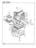 OVEN / BASE Diagram and Parts List for N3478XRW  Norge Range