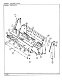 CONTROL PANEL (N3521XR) Diagram and Parts List for N3521XRW  Norge Range