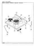 TOP ASSEMBLY (N3521XR, N3510KR) Diagram and Parts List for N3510KRA  Norge Range