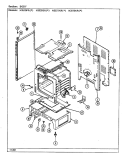 BODY (N3510PR, N3520SR) Diagram and Parts List for N3510KRA  Norge Range